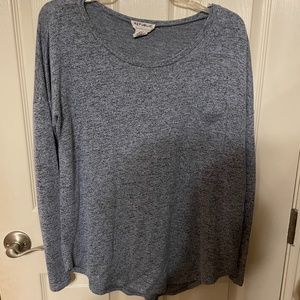 For the Republic gray texture-color long sleeve M